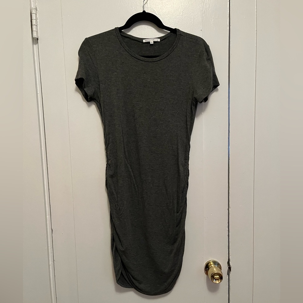 Maternity gray dress